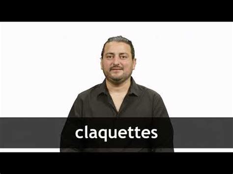 CLAQUETTES in English .